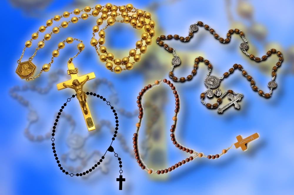 Several Rosaries for Mary