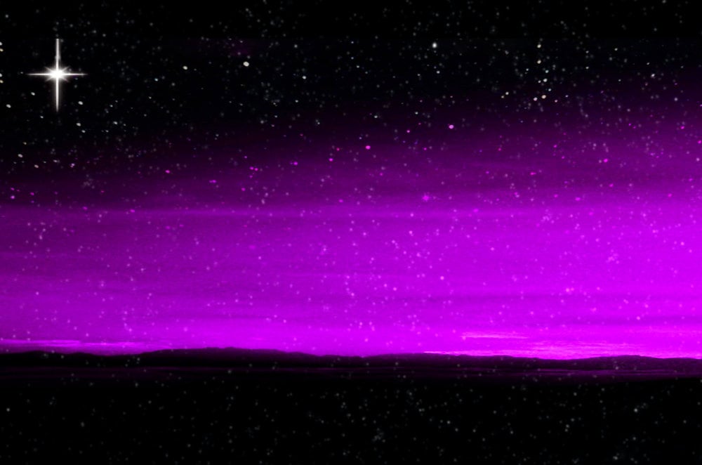 Advent Purple background with star