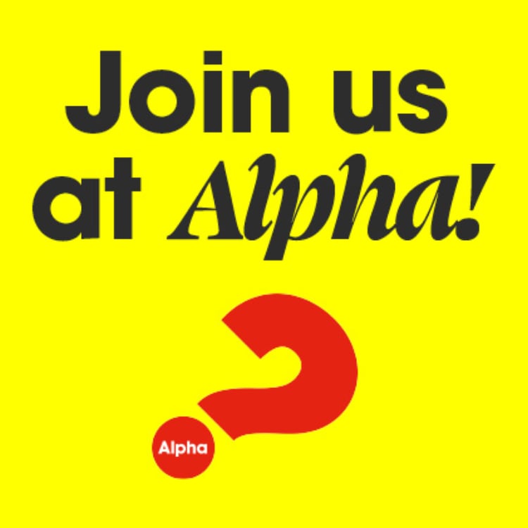 Join us at Alpha