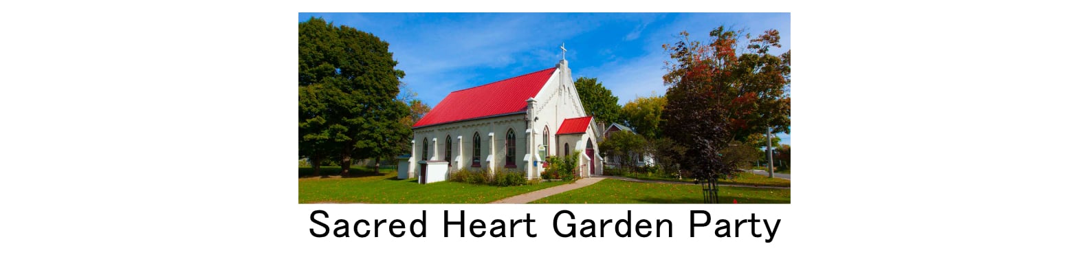 Sacred Heart exterior summer