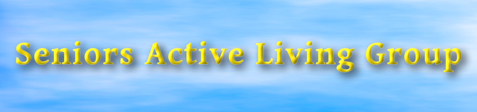 Seniors Active Living Group Sky Banner