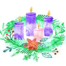 Advent Wreath Graphic