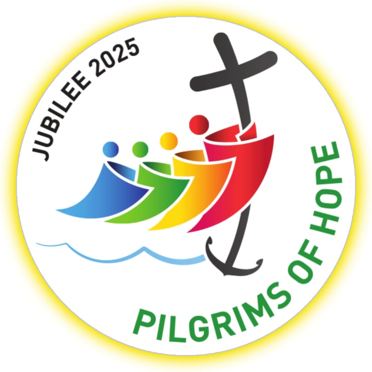 Jubilee 2025 logo Pilgrims of Hope